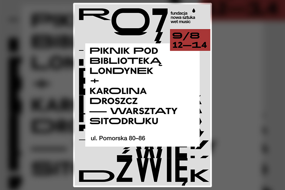Piknik pod Biblioteką Londynek + Karolina Droszcz — warsztaty sitodruku