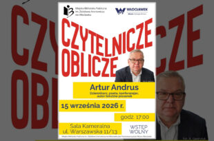Spotkanie autorskie z cyklu „Czytelnicze oblicze” z Arturem Andrusem