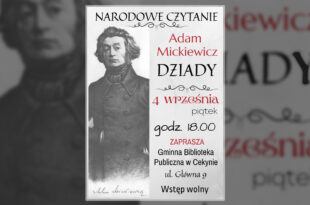 Zaproszenie do udziału w Narodowym Czytaniu