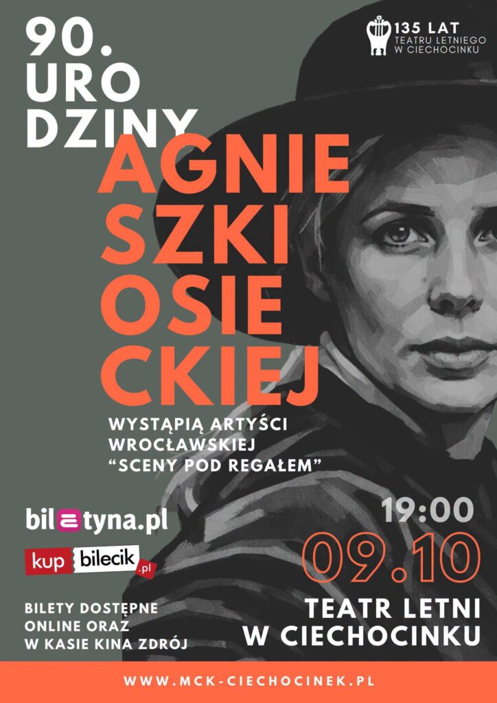 90. urodziny Agnieszki Osieckiej - występ artystów wrocławskiej SCENY POD REGAŁEM