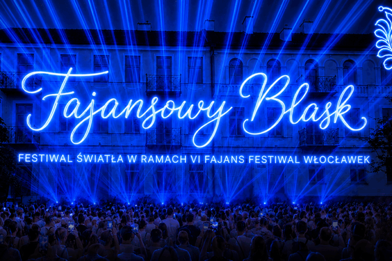 Fajansowy Blask – festiwal światła w ramach VI Fajans Festiwal Włocławek