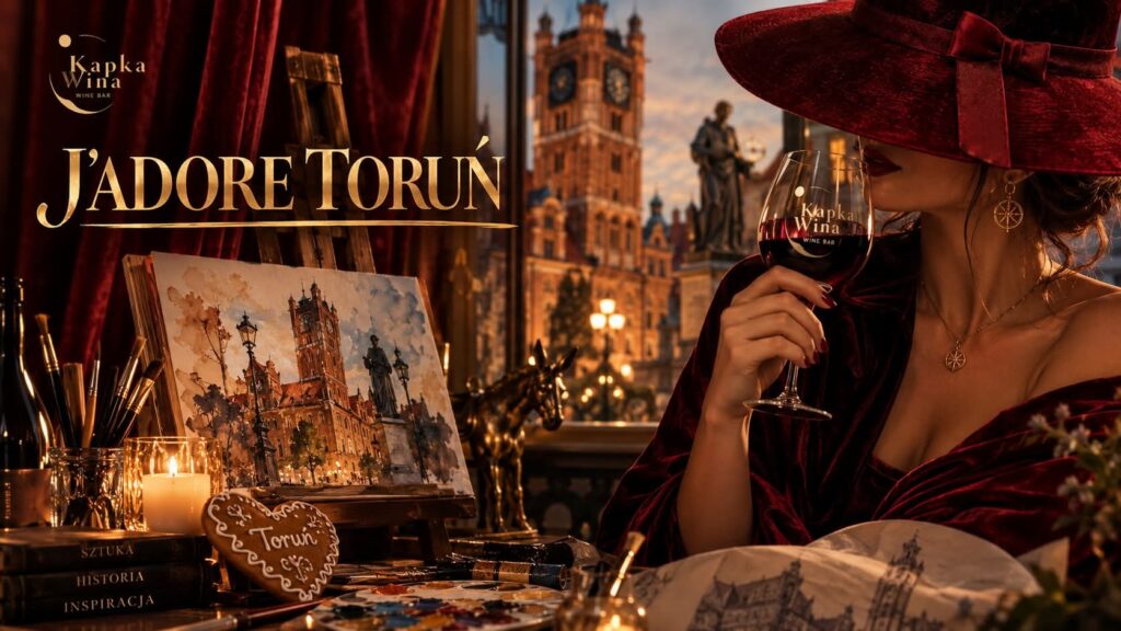 Drink & Draw #7 - J'ADORE TORUŃ (Malowanie przy Winie)