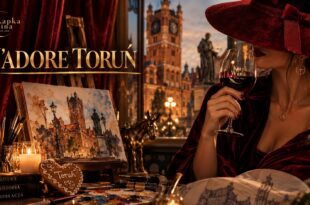 Drink & Draw #7 - J'ADORE TORUŃ (Malowanie przy Winie)