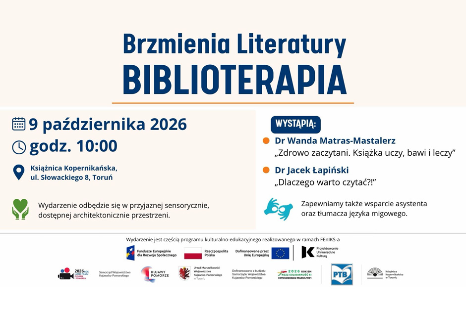 Brzmienia Literatury. Biblioterapia