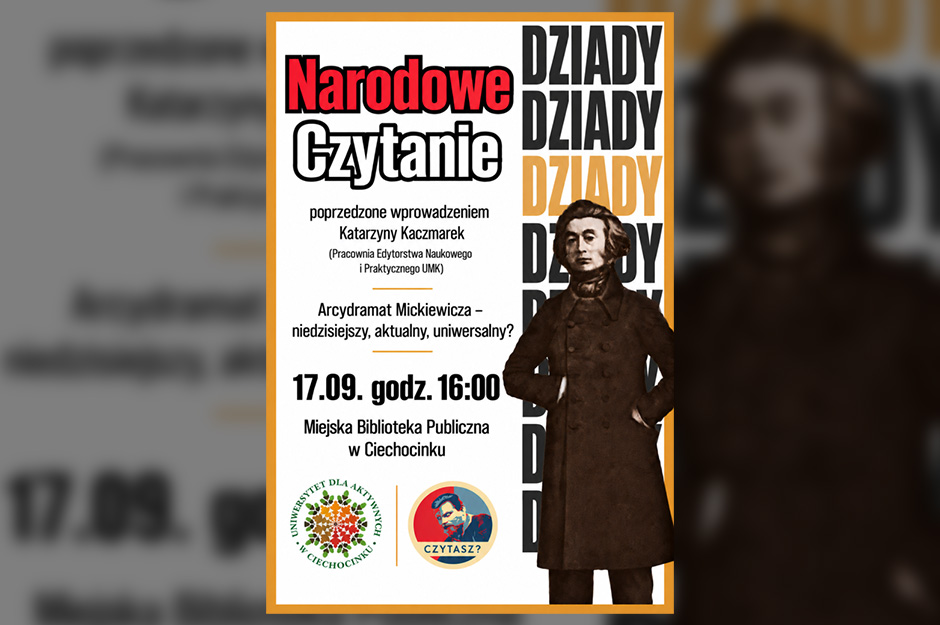 Narodowe Czytanie w bibliotece