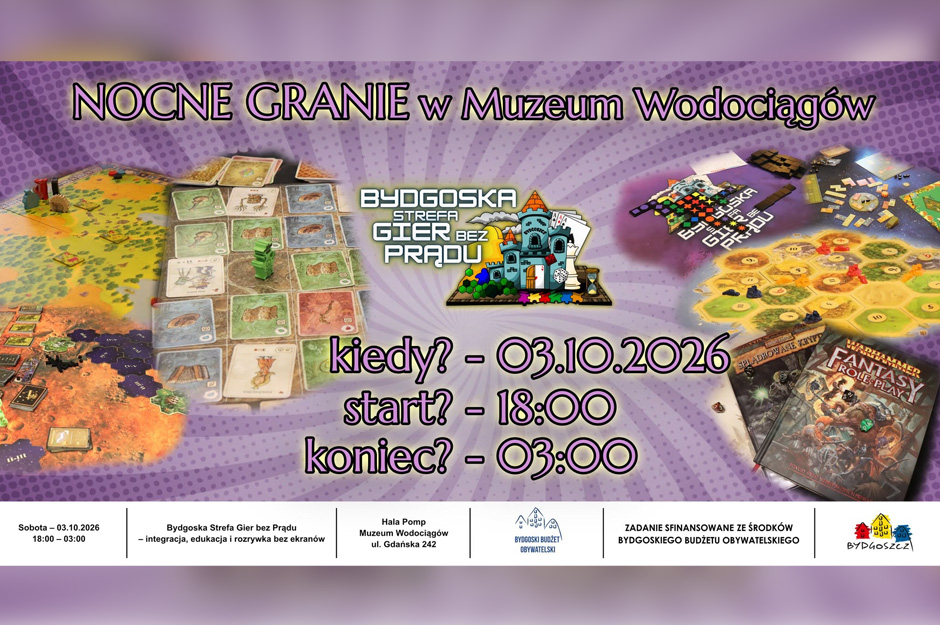 Nocne granie w Muzeum Wodociągów!