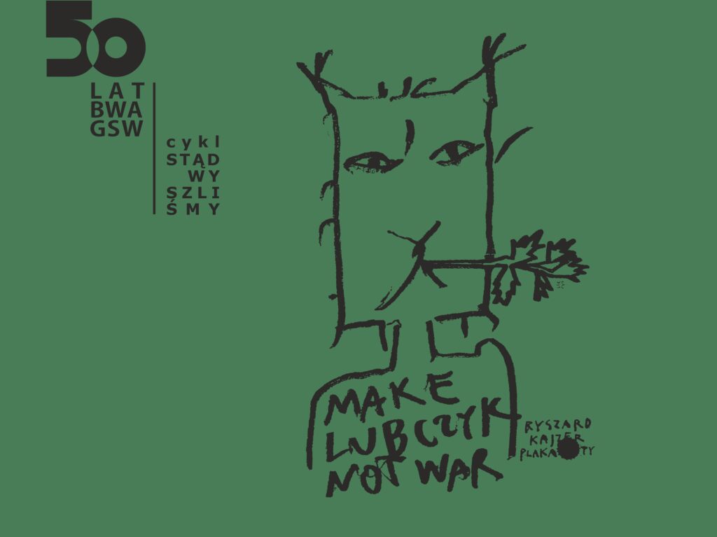 „MAKE LUBCZYK NOT WAR”. Ryszard Kajzer – plakaty