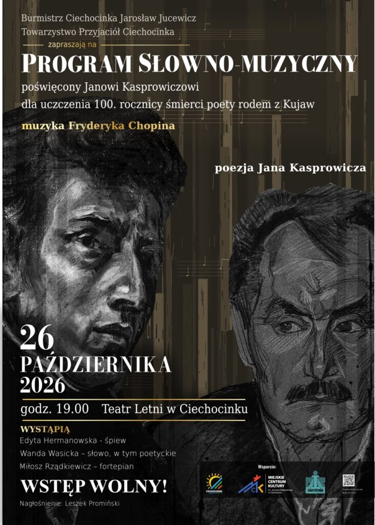 Program słowno-muzyczny poświęcony Janowi Kasprowiczowi