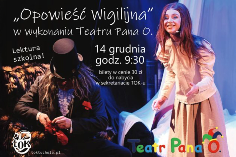 „Opowieść Wigilijna” wykonaniu Teatru Pana O.