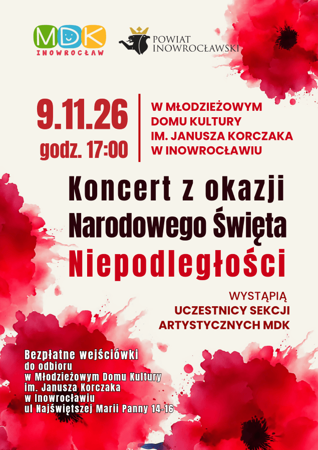 Koncert z okazji Narodowego Święta Niepodległości
