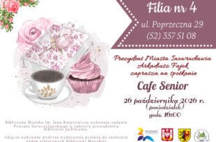 Książka, kawa i pogawędki – Cafe Senior zaprasza!