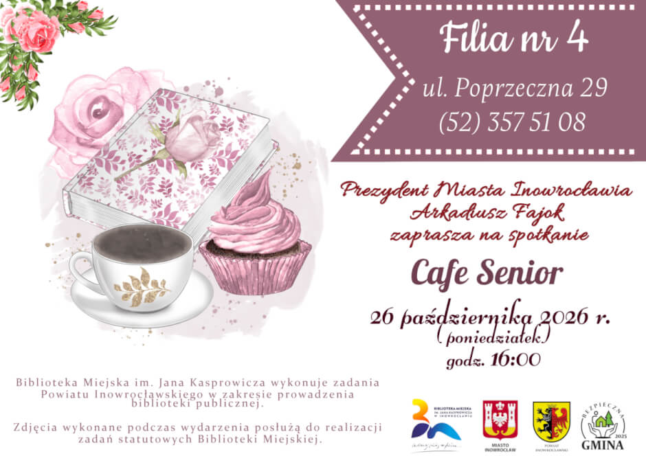 Książka, kawa i pogawędki – Cafe Senior zaprasza!
