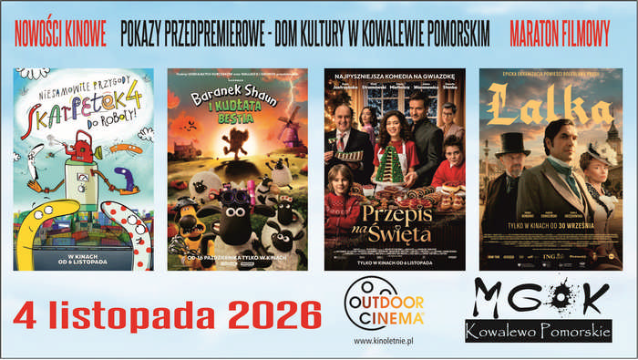  Filmowy listopad w Domu Kultury!