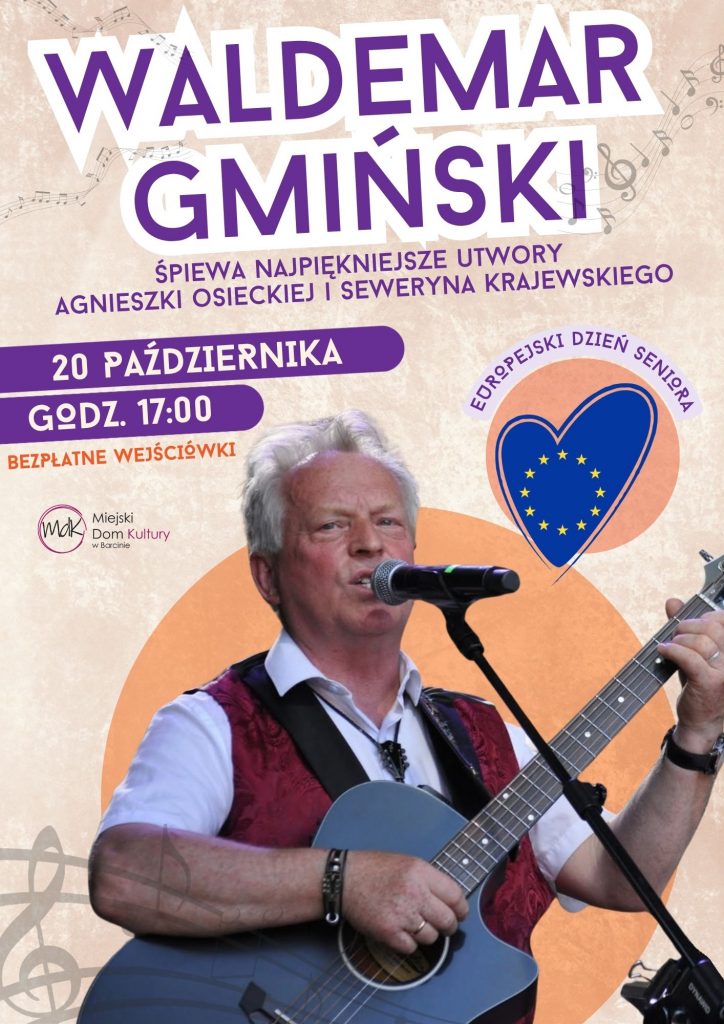 Waldemar Gmiński - koncert z okazji Dnia Seniora