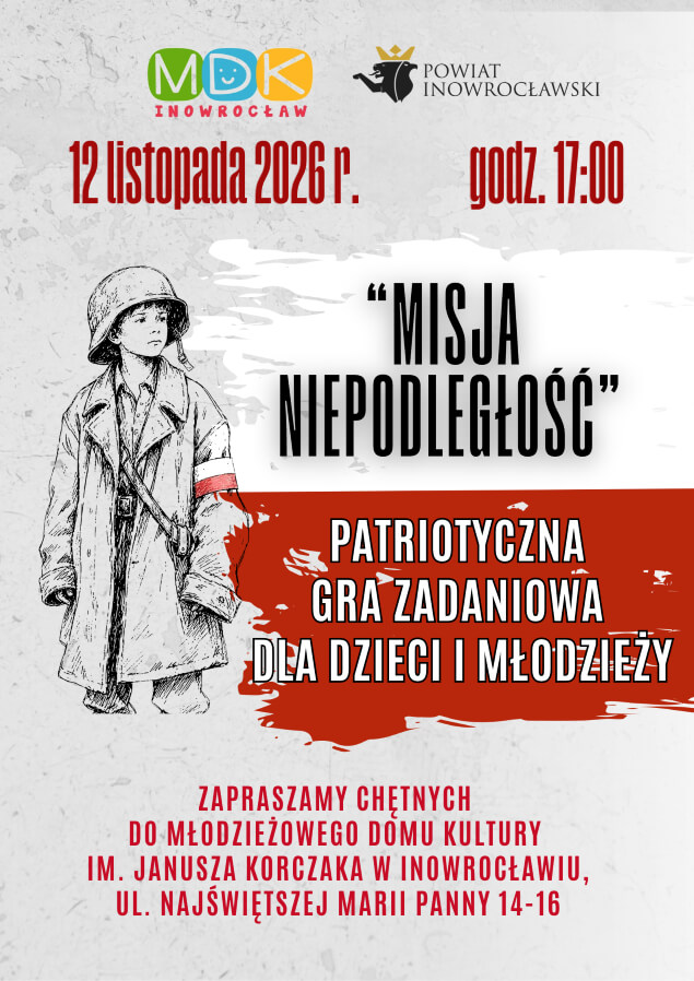 „Misja Niepodległość” – patriotyczna gra zadaniowa dla dzieci i młodzieży