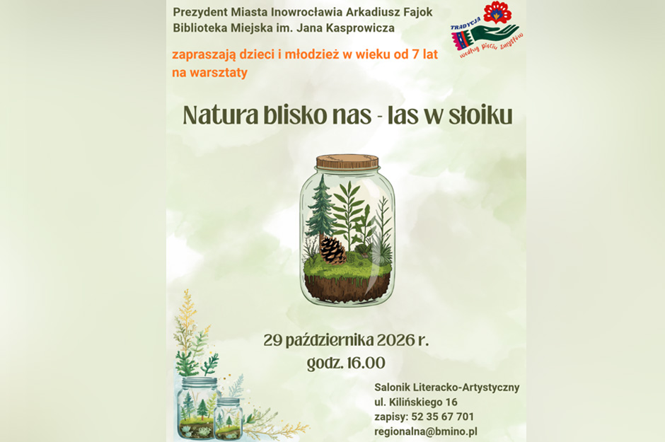 Natura blisko nas – las w słoiku