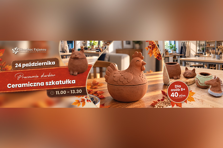 Pracownia Skarbów - Ceramiczna szkatułka