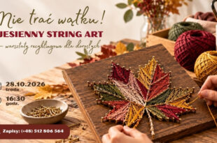 Nie trać wątku! Jesienny string art – warsztaty recyklingowe dla dorosłych