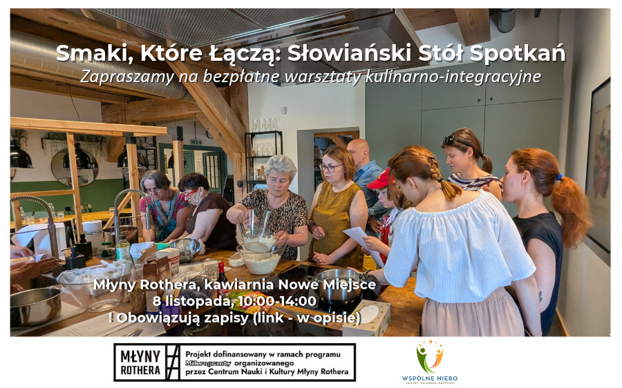 Smaki, Które Łączą: Słowiański Stół Spotkań – wydarzenie w ramach Mikrograntów dla NGO i grup nieformalnych