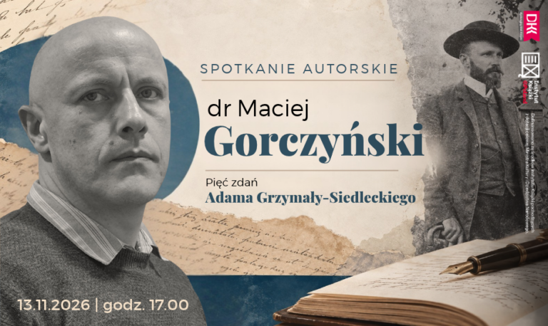 Spotkanie z dr. Maciejem Gorczyńskim w ramach DKK
