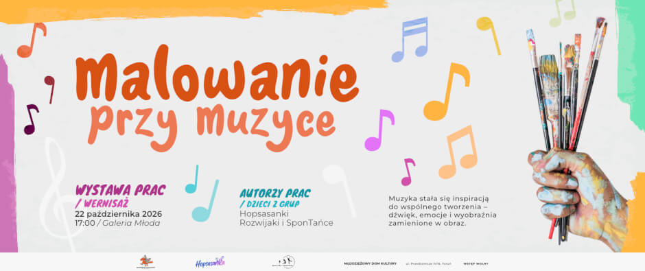 Malowanie przy muzyce – wernisaż