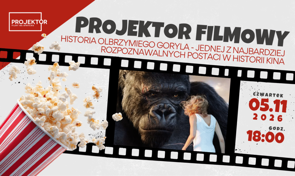 Gigantyczne emocje na Strychu Biblioteki, czyli listopadowy PROJEKTOR filmowy!