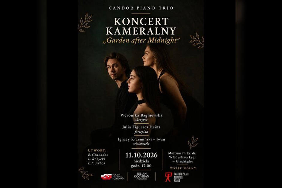 „Garden after Midnight”– koncert promujący płytę zespołu Candor Piano Trio